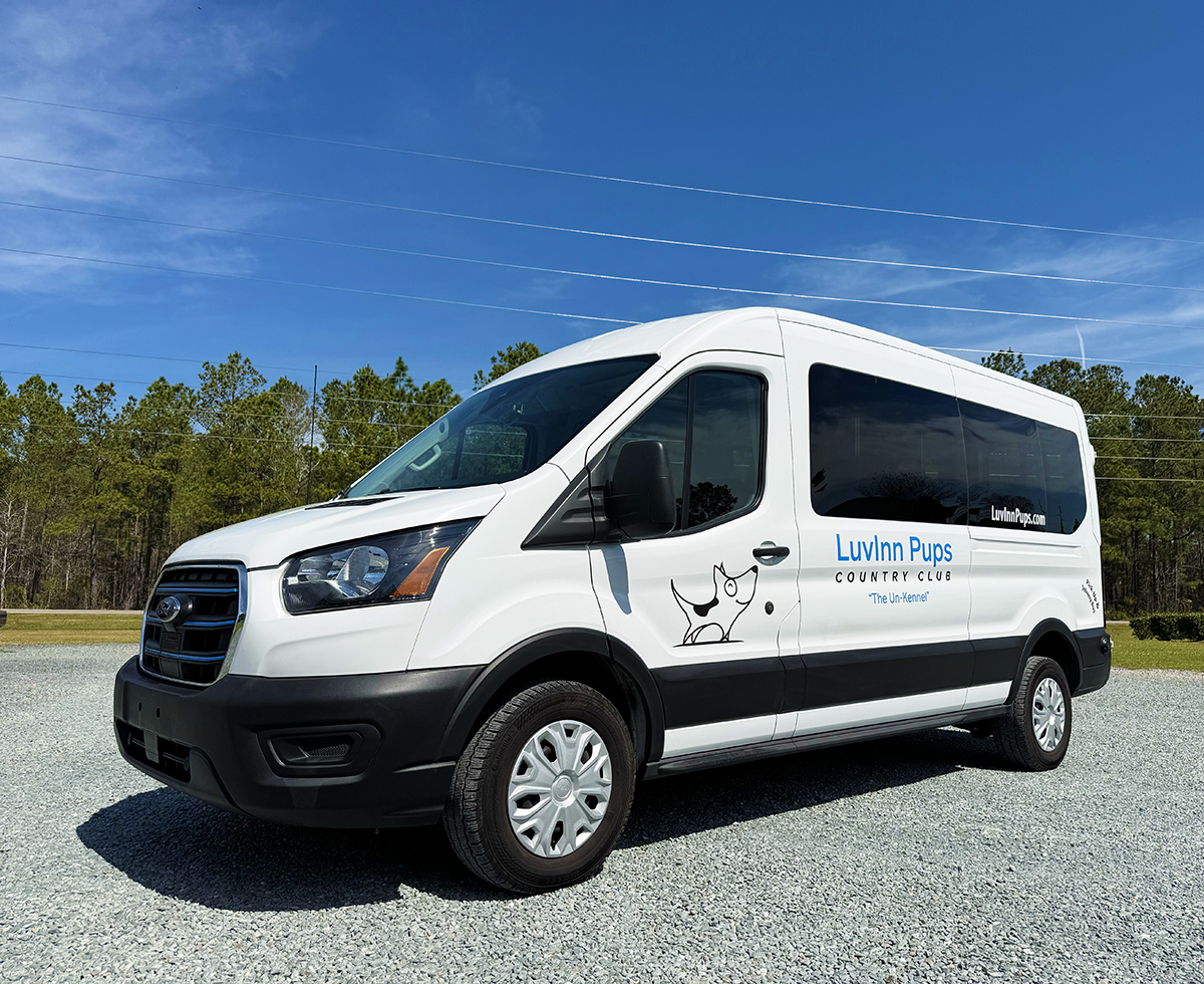 Pickup and delivery services are now available with our fully electric custom sprinter van.